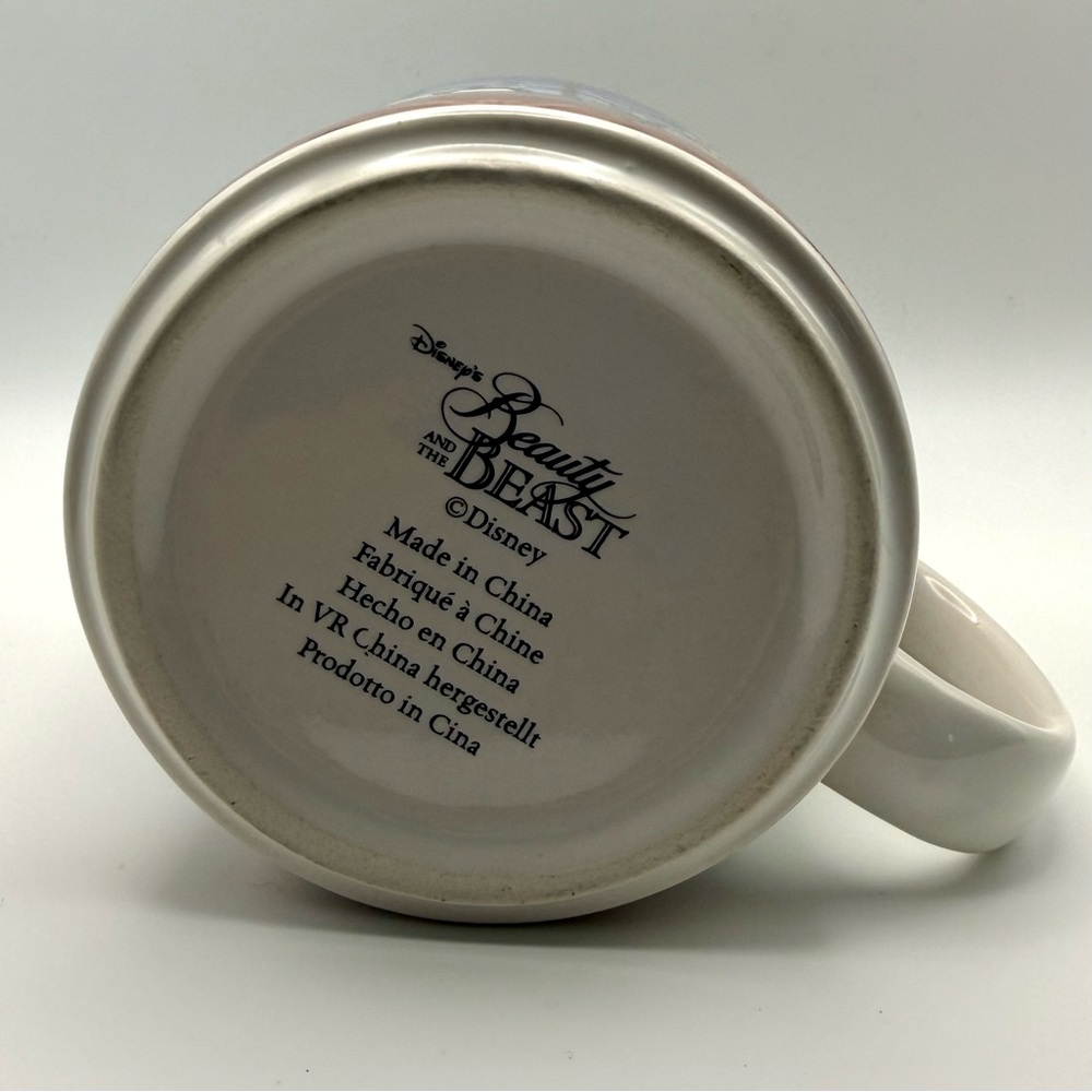 Disney-Vintage-Beauty and the Beast-Collectible Coffee Mug-EUC-No Box - Picture 6 of 10